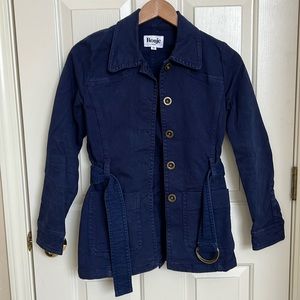 Rouje Jacket. Navy color, size 34.